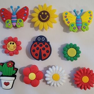 10 PCs. Shoe charms for Crocs
